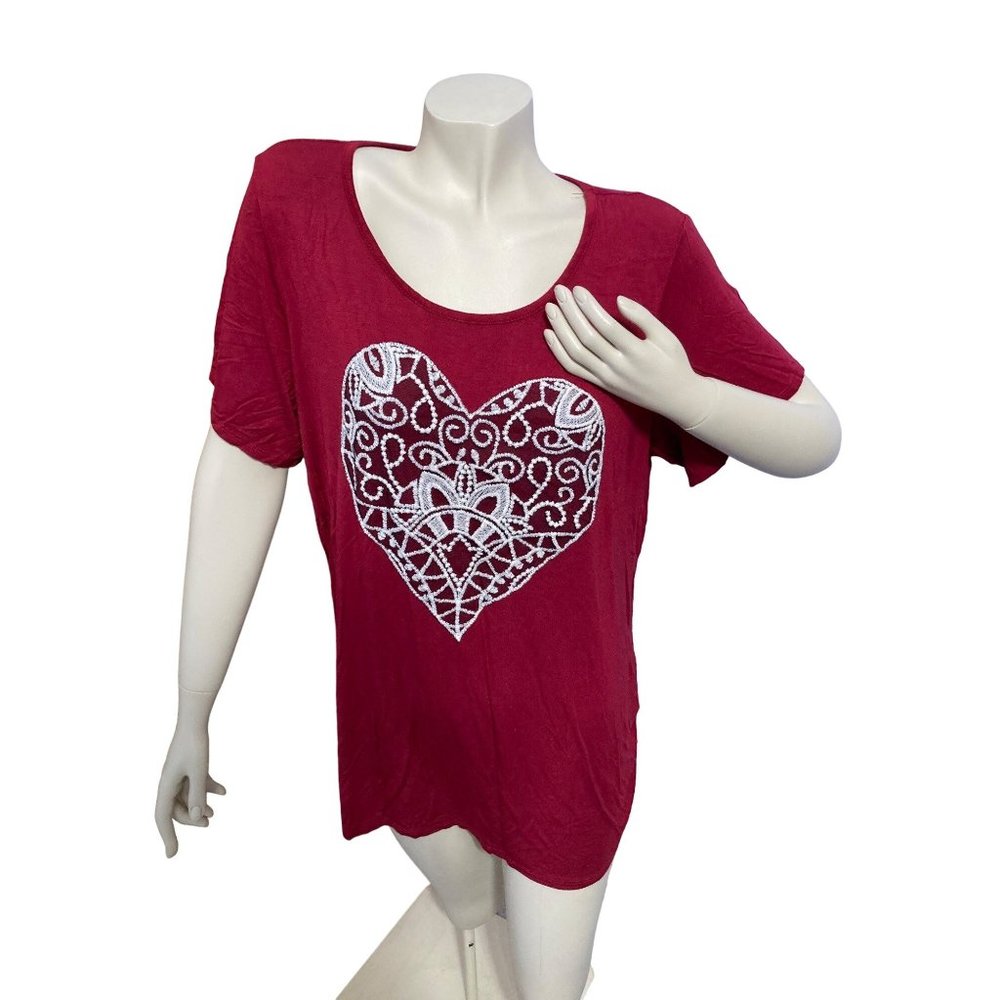 Avenue size 18/20 heart top